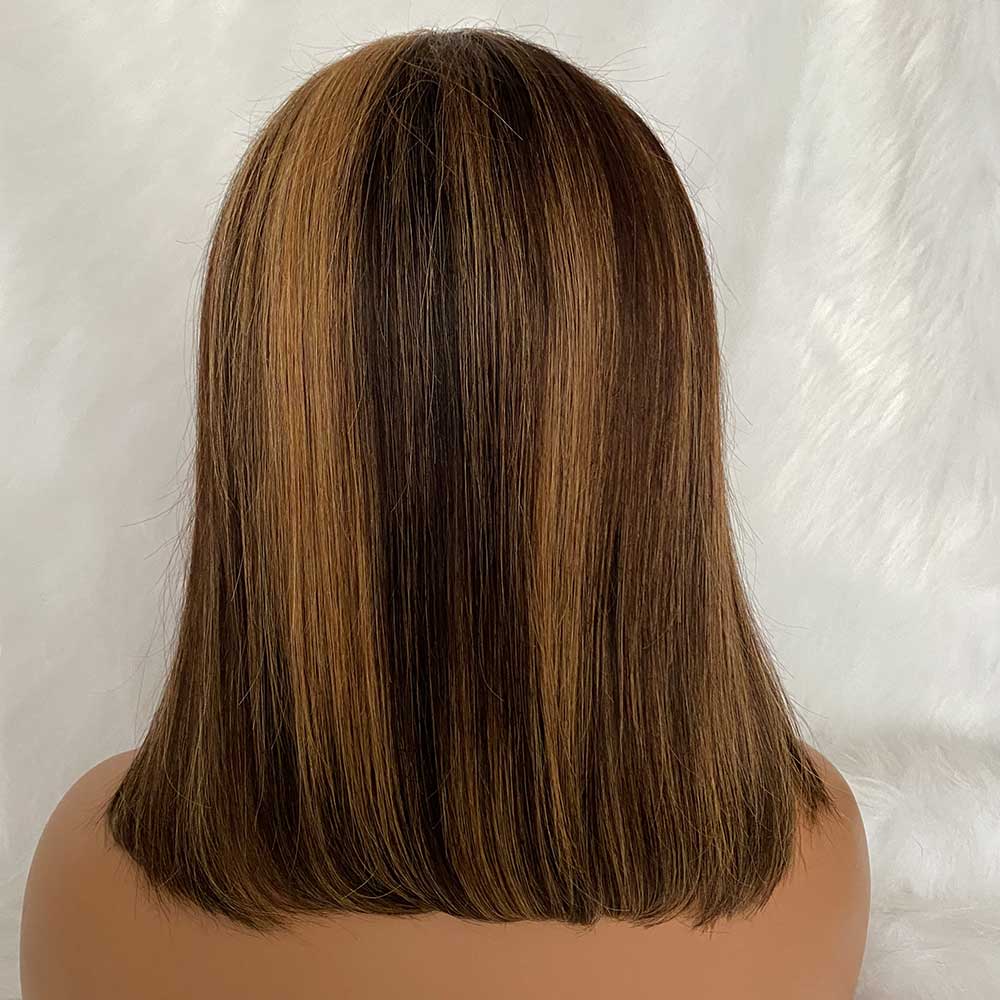 Highlights Mix Color Wig Glueless 4*4 Lace Wig Limit Sale