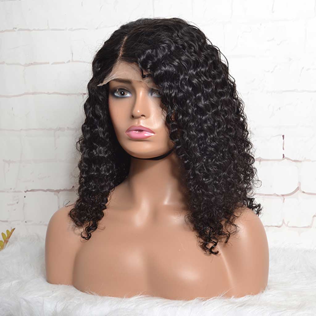 5*5 Closure Short Deep Wave Curly Short Hair Wigs